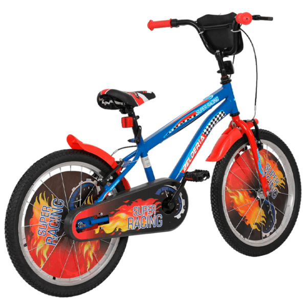 Bicicletă Belderia Super Racing 20" 20" Blue Red Oțel / Pentru copii photo 3