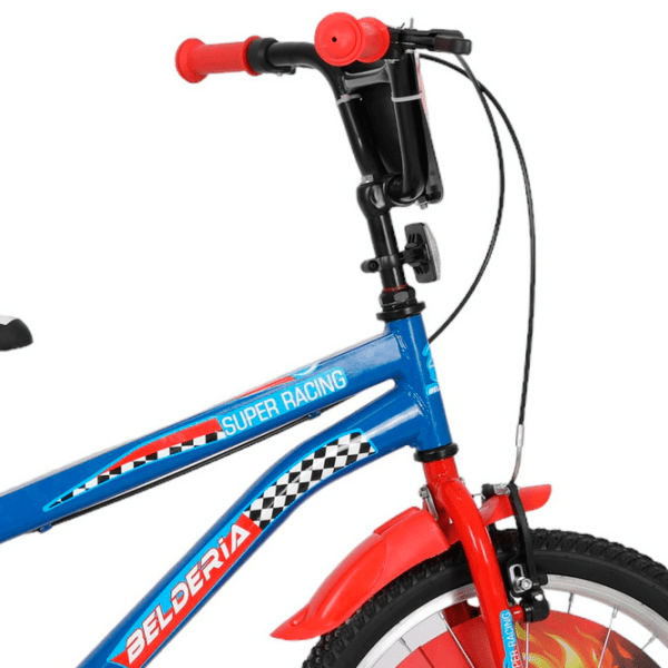 Bicicletă Belderia Super Racing 20" 20" Blue Red Oțel / Pentru copii photo 6