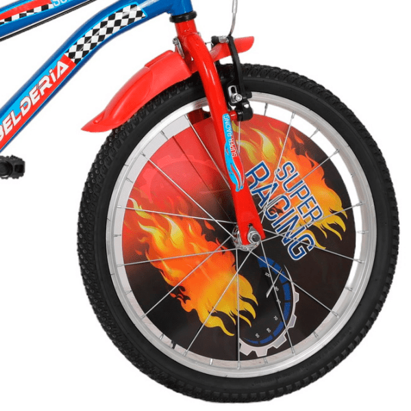 Bicicletă Belderia Super Racing 20" 20" Blue Red Oțel / Pentru copii photo 7