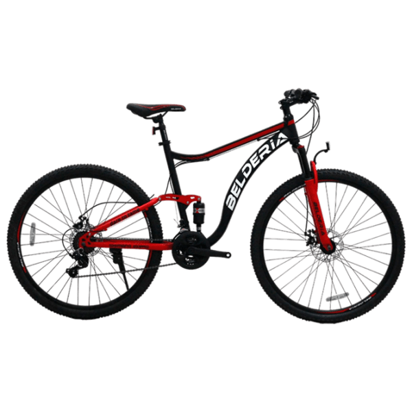 Bicicletă Belderia Camp XC 200 29" 29" Black Red Oțel / Pentru adulți photo 1