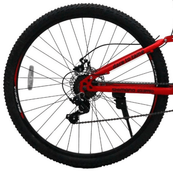 Bicicletă Belderia Camp XC 200 29" 29" Black Red Oțel / Pentru adulți photo 3