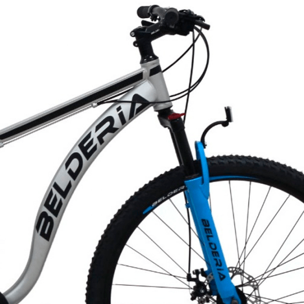 Bicicletă Belderia Camp XC 200 29" 29" Gray Blue Oțel / Pentru adulți photo 5