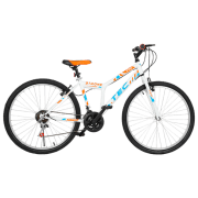 Bicicletă Belderia Tec Strong 24" 24" White Orange Oțel / Pentru copii