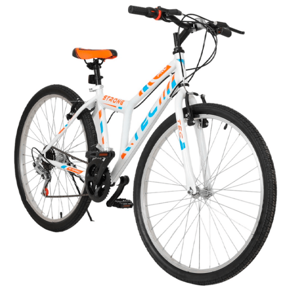 Bicicletă Belderia Tec Strong 24" 24" White Orange Oțel / Pentru copii photo 2