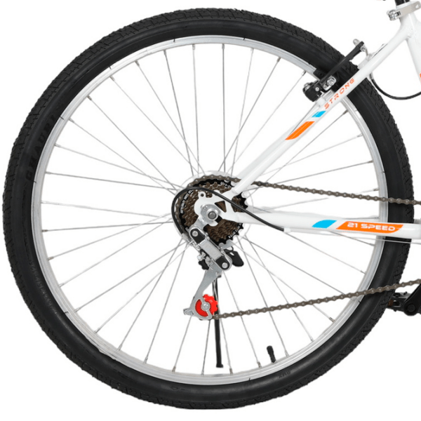 Bicicletă Belderia Tec Strong 24" 24" White Orange Oțel / Pentru copii photo 4