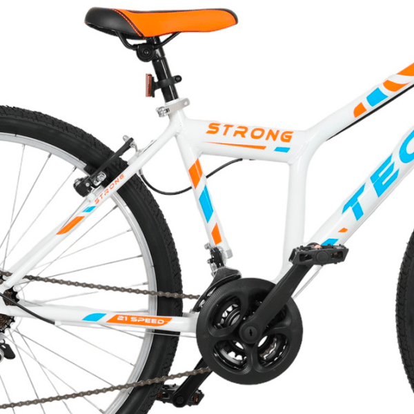 Bicicletă Belderia Tec Strong 24" 24" White Orange Oțel / Pentru copii photo 5