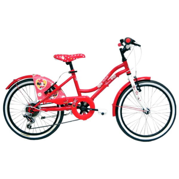 Bicicletă Mondo Minnie Mouse Ballerina 20" 20" Red White Aluminiu / Pentru copii photo 1