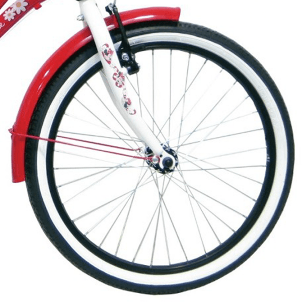 Bicicletă Mondo Minnie Mouse Ballerina 20" 20" Red White Aluminiu / Pentru copii photo 5