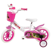 Bicicletă Mondo Masha & The Bear 12" 12" White Pink Metal / Pentru copii