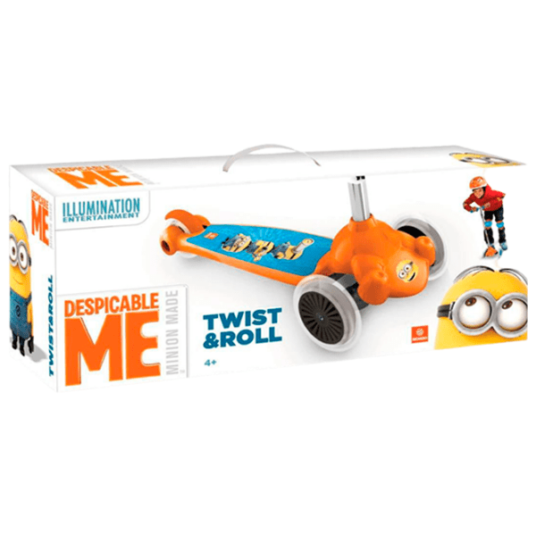 Детский трёхколёсный самокат Mondo Twist & Roll (28138) Оранжевый 4 года, 50 кг, Полиуретановые photo 4