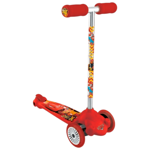 Детский трёхколёсный самокат Mondo Twist & Roll (18740) Красный 4 года, 50 кг, Полиуретановые photo 1