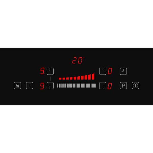 Plită încorporabilă cu inducție SHARP KH-6I27NS0I-EU Black Vitroceramică, 7400 W photo 4