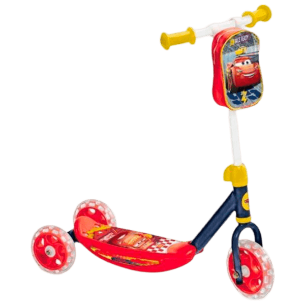 Детский трёхколёсный самокат Mondo Cars 3 (18005) Красный 3 года, 20 кг, Силиконовые photo 2