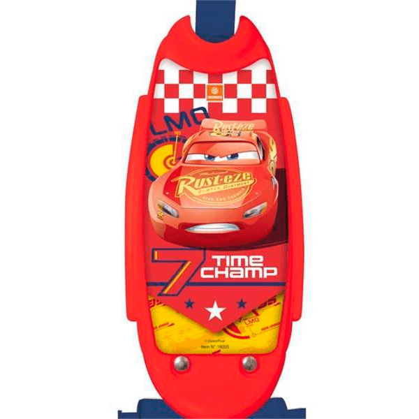 Детский трёхколёсный самокат Mondo Cars 3 (18005) Красный 3 года, 20 кг, Силиконовые photo 3