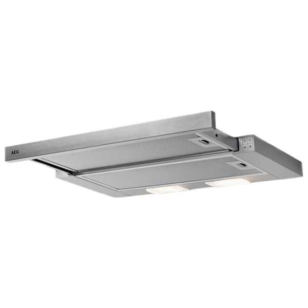 Hotă AEG DPB3632S Silver 60 cm, Recirculare, 410 m³/h photo 1
