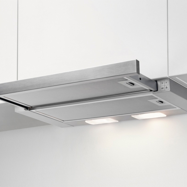 Hotă AEG DPB3632S Silver 60 cm, Recirculare, 410 m³/h photo 2