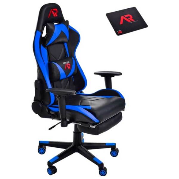 Scaun Gaming Jumi Aragon CM-439481 5333054 Black Blue  photo 2