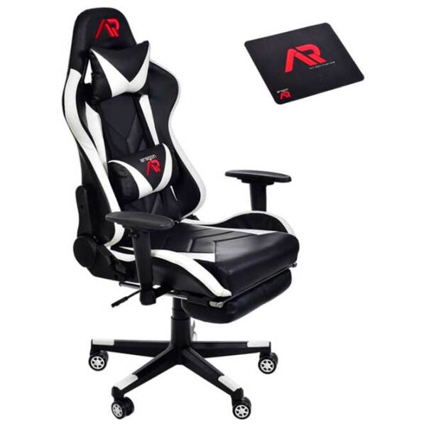 Scaun Gaming Jumi Aragon CM-439528 5333057 Black White  photo 2