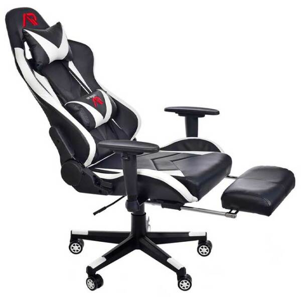 Scaun Gaming Jumi Aragon CM-439528 5333057 Black White  photo 3