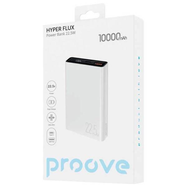 Power Bank 10000 мАч Proove Hyper Flux (20 Вт) Белый  photo 3