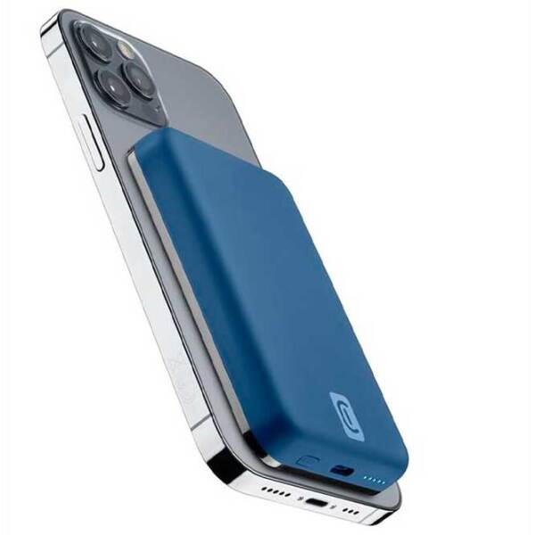 Power Bank 5000 мАч Cellularline PBMAGSFCOL5000WIRB () Синий  photo 5