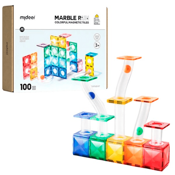 Constructor Mideer Traseul de marmură Multicolor Numărul de piese 100, 3+ photo 2