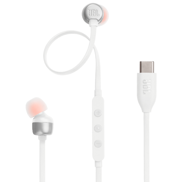 Наушники JBL T310C Белый Проводная / Персональный / Вкладыши photo 1