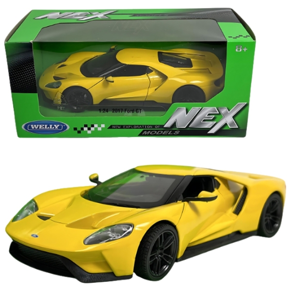 Коллекционная машина Welly 2017 FORD GT RS 24082
Черный
Желтый  photo 4