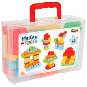 Constructor Pilsan Mini City Multicolor Numărul de piese 26, 1+