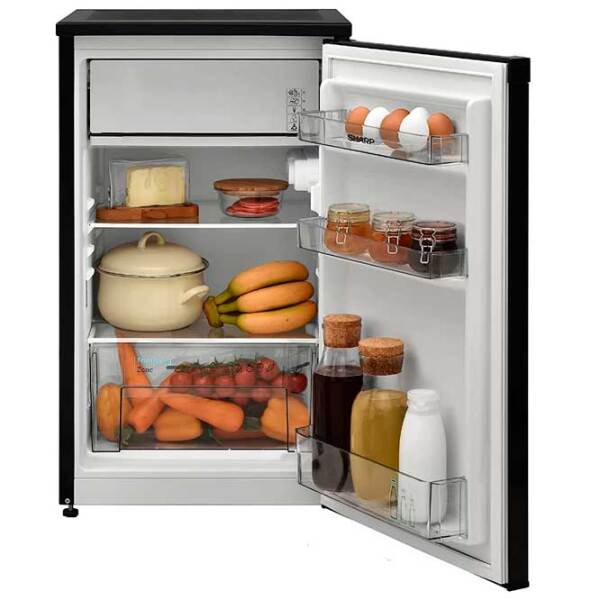 Frigider SHARP SJ-UE088T0B-EU Black 77l/ Automat, 12l/ Manual, E photo 3