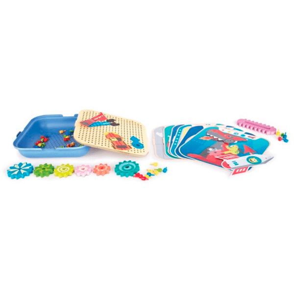 Mozaic Hape Unelte de ceasornic E1065 Multicolor Pentru copii, 0.6+ photo 3