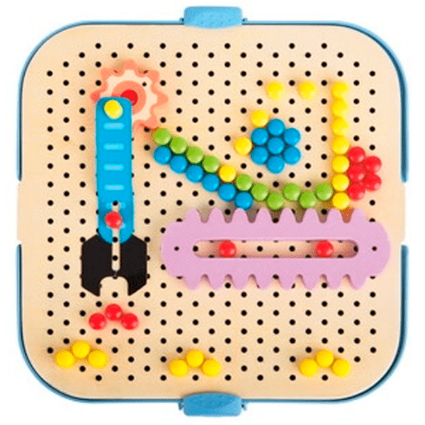 Mozaic Hape Unelte de ceasornic E1065 Multicolor Pentru copii, 0.6+ photo 5