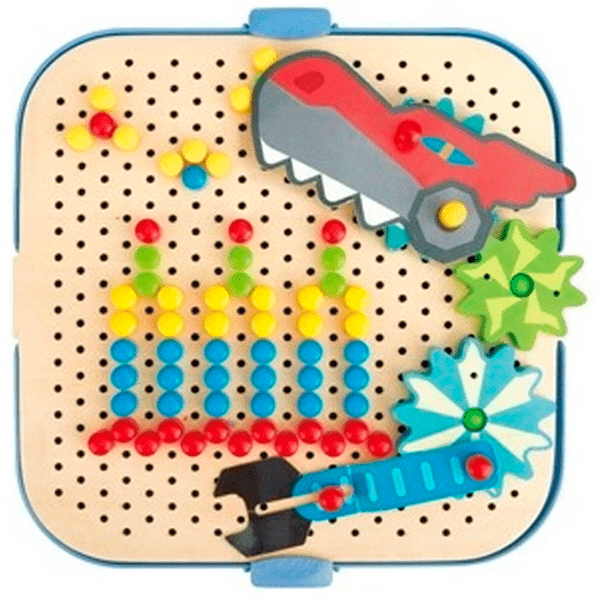 Mozaic Hape Unelte de ceasornic E1065 Multicolor Pentru copii, 0.6+ photo 6