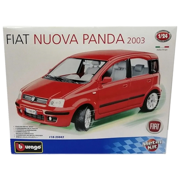 Машинка Bburago Fiat Nuova Panda (2003) 18-25042
Черный
Красный  photo 5