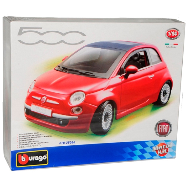 Mașină Bburago FIAT 500 18-25066
Black
Red  photo 5
