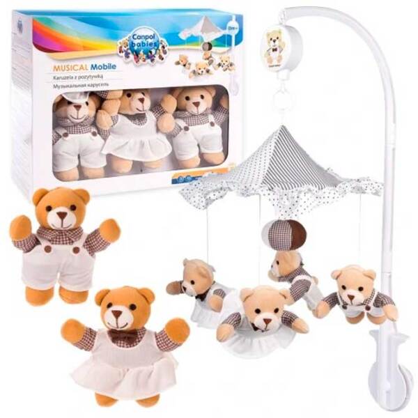 Игрушка для колясок и кроваток Canpol Animals 2/374 Коричневый 0+ photo 5