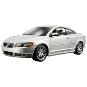 Машинка Bburago Volvo C70 coupe 18-21024
Черный
Серебро 