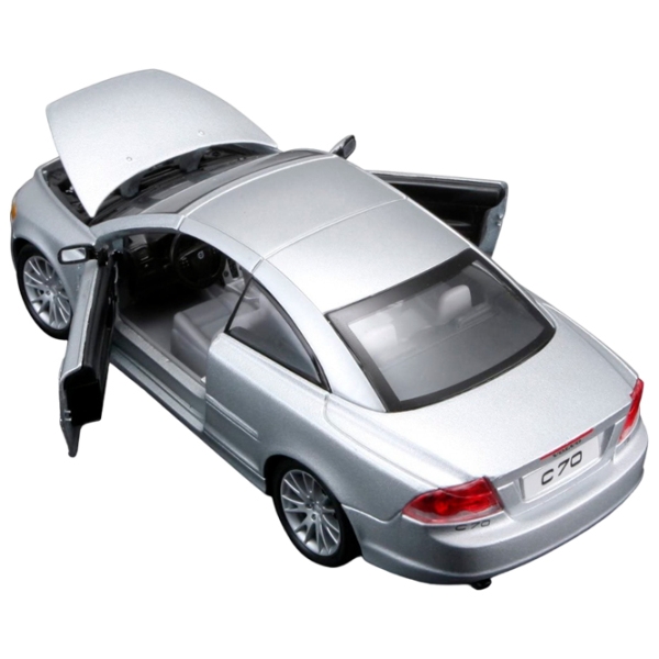 Машинка Bburago Volvo C70 coupe 18-21024
Черный
Серебро  photo 3