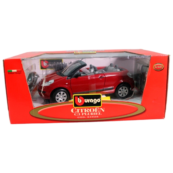 Машинка Bburago Citroen C3 pluriel convertible 18-21002
Черный
Красный  photo 5