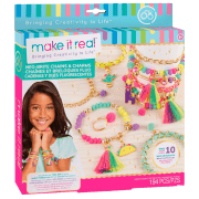 Креативный набор Make It Real Neo-Brite Chains & Charms 1313 Разноцветный Для девочек, 8+
