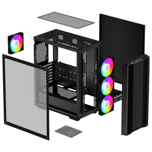 Корпус Deepcool CC560 ARGB v2 Черный micro ATX photo 10
