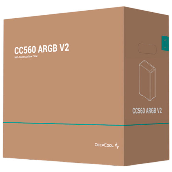 Корпус Deepcool CC560 ARGB v2 Черный micro ATX photo 12