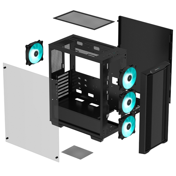 Корпус Deepcool CC560 v2 Черный micro ATX photo 14