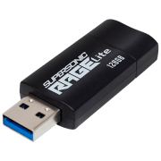 USB Flash Patriot Supersonic Rage Lite 128 GB Black USB 3.2, Plastic