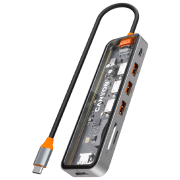 Адаптер Hub Canyon DS-13 7 in 1 Серый USB Type-C
