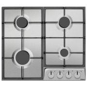 Plită încorporabilă pe gaz Hansa BHGI630542 Inox Inox, Gratare: Fontă