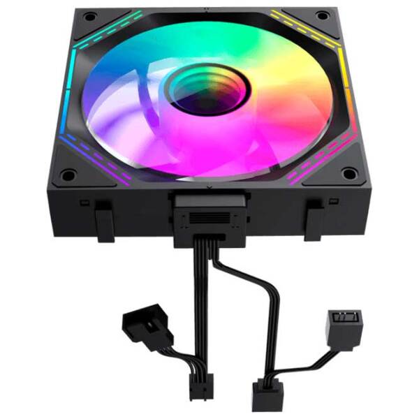 Вентилятор для корпуса Gamemax FN12A-S3I B Черный  photo 5