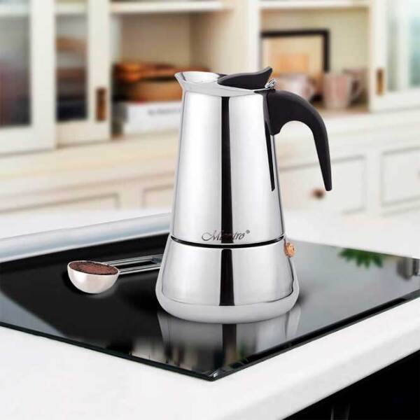 Кофеварка Maestro Mr-1660-2
Нержавеющая сталь 100 мл, Алюминий photo 2