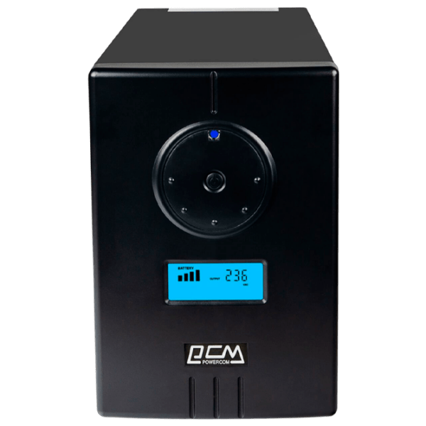 ИБП PowerCom INR-500AP RM (300/ 500) Черный  photo 1