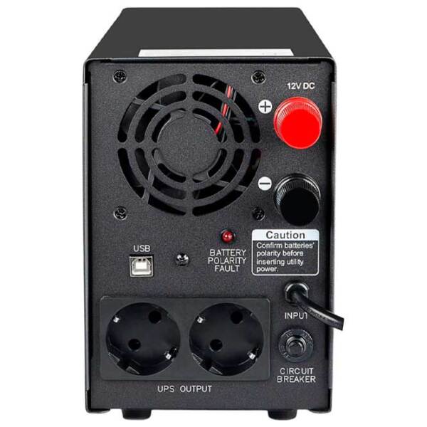 ИБП PowerCom INR-500AP RM (300/ 500) Черный  photo 3
